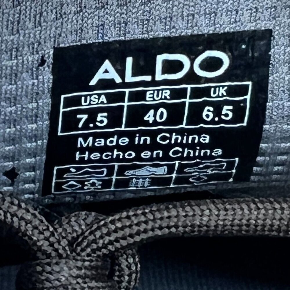 Aldo Mens 1087527 Brown Karson Cognac Oxford Lace Up Size 7.5 Dress Shoes - Picture 9 of 9